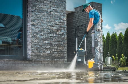How pressure washing assists driveway sidewalk