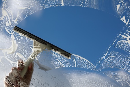 Residential window washing
